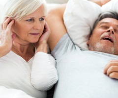 older couple sleeping