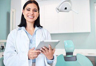 Dentist smiles?